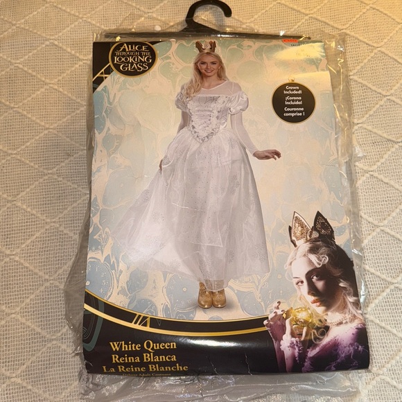 Alice Through the Looking Glass White Queen Costume - Picture 2 of 10